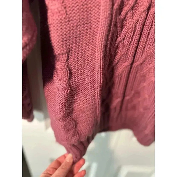 Doogan Donegal | Salmon Pink Sweater | 70% Wool | 30% Alpaca | S | Woolpaca - Picture 5 of 10